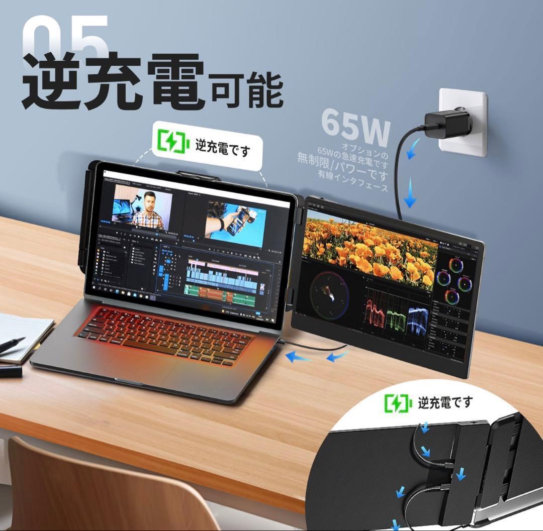 【MY1245】デュアルモニター モバイルモニター 14インチ ディスプレイ