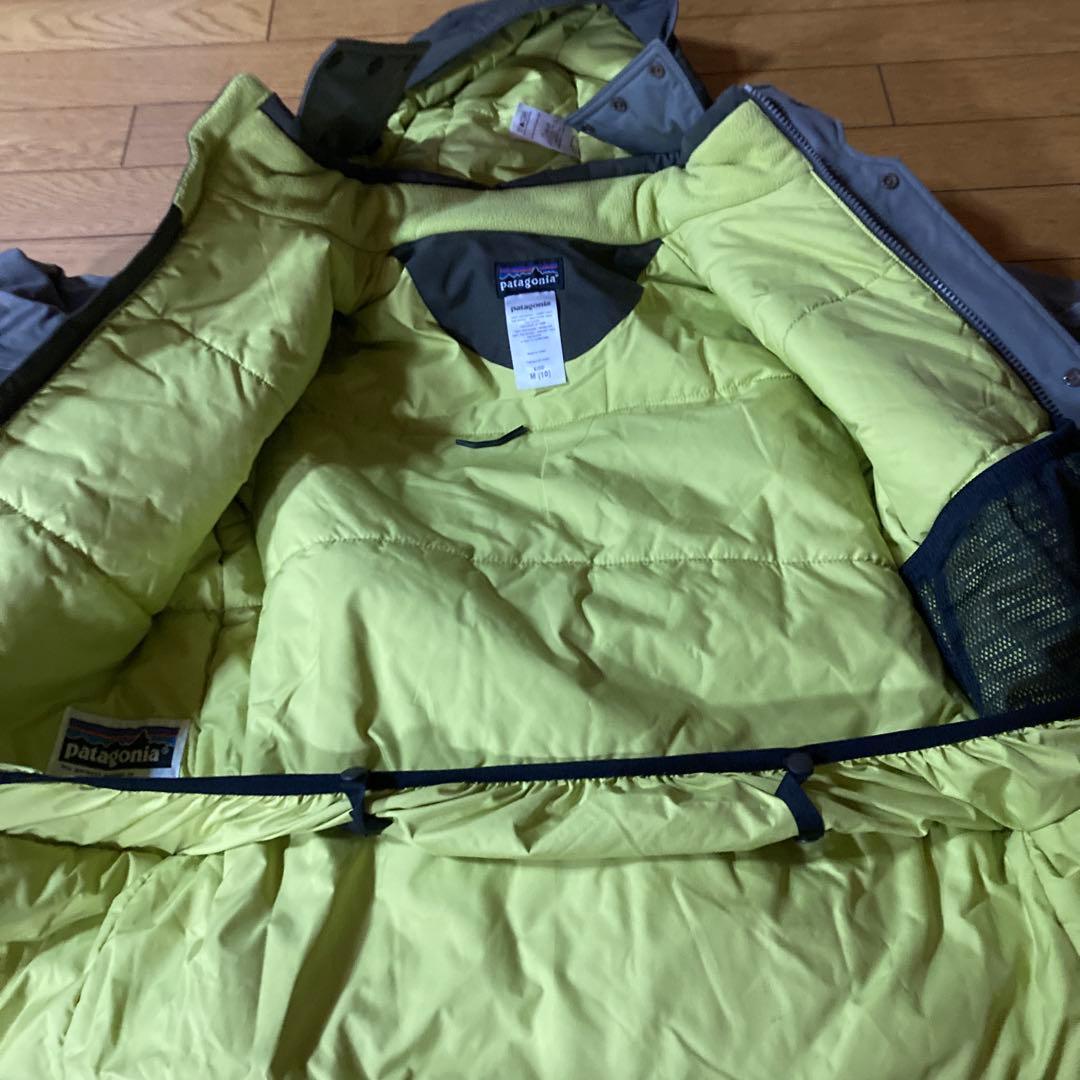 patagonia 子ども用スキーウェアオリーブグリーンM（10）130