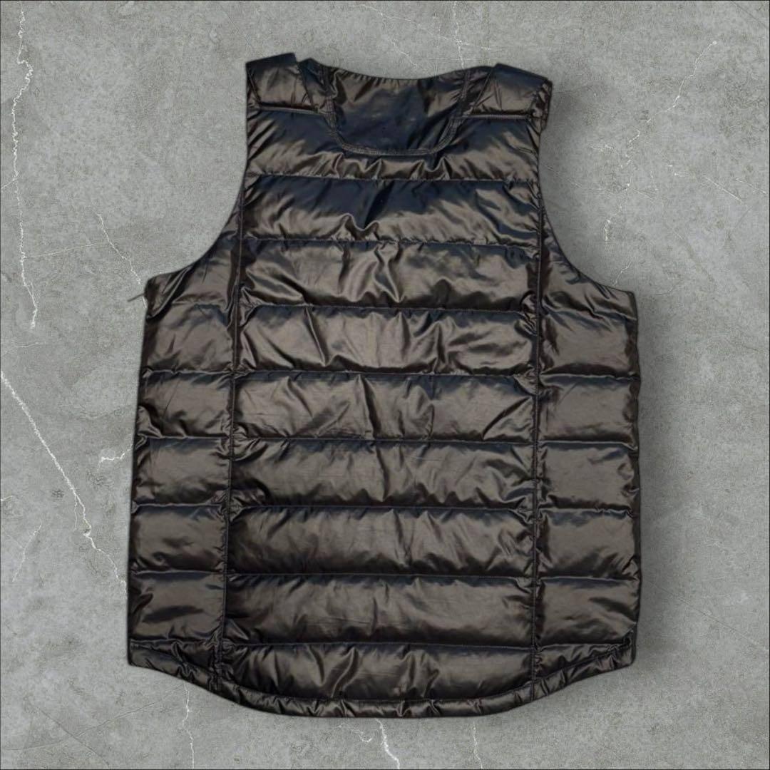 【PUMA STAMPD】 ナイロン ダウンベストL ブラック