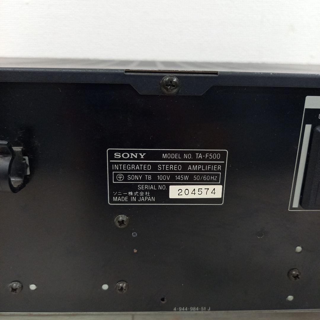 SONY プリメインアンプ TA-F500 ソニー