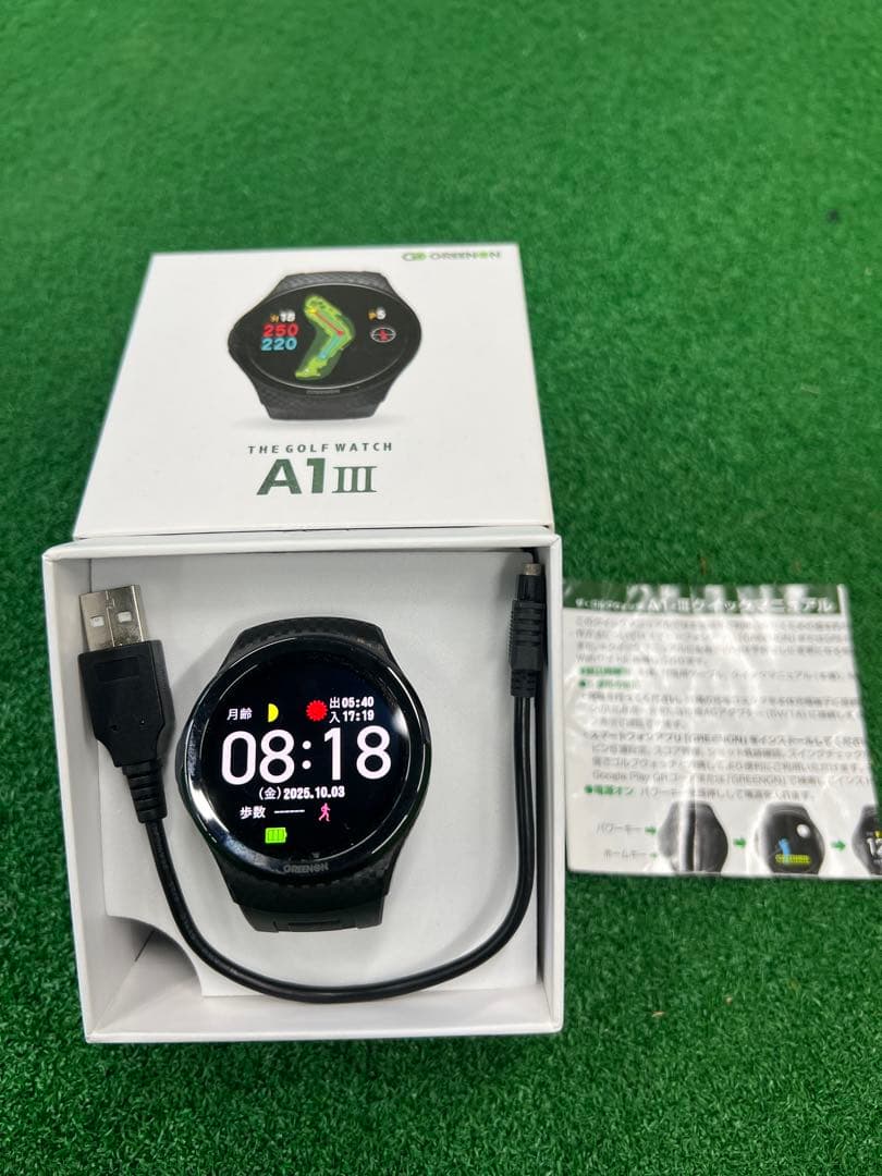 GREEN ON THE GOLF WATCH A1III データ初期化更新済み