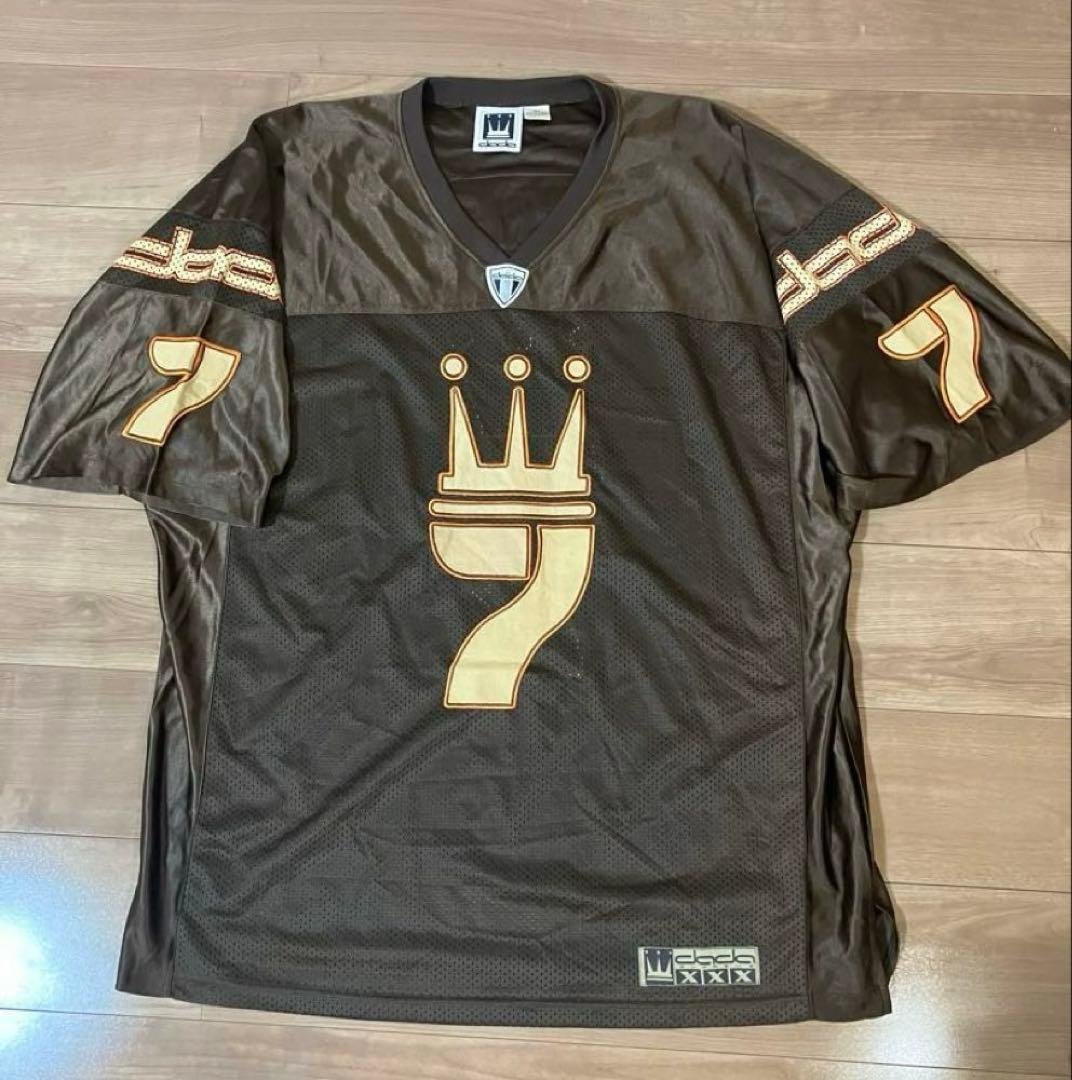 dada supreme ゲームシャツ 00's bboy b系 茶色 4XL