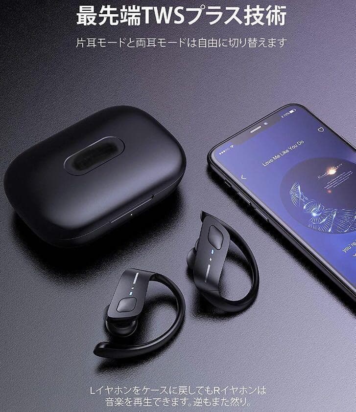 ❤アスリートに最適なスポーツイヤホン❣激しいスポーツ時でも耳から落下しない♪❤