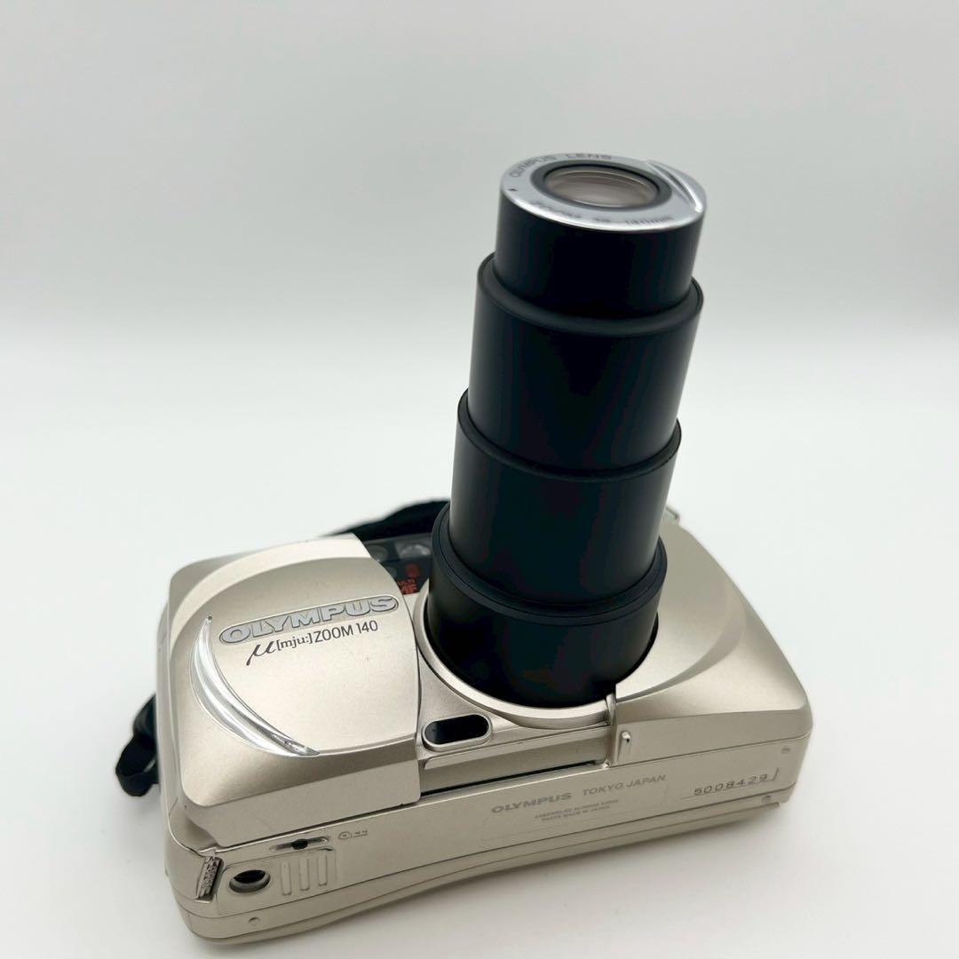 【完動品 美品】OLYMPUS μ ZOOM140 フィルムカメラ 動作確認済