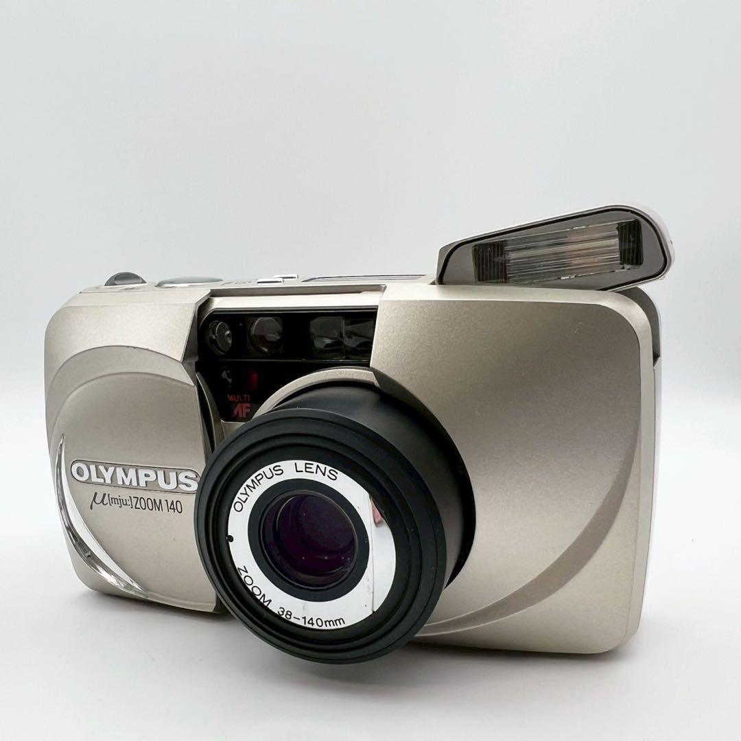 【完動品 美品】OLYMPUS μ ZOOM140 フィルムカメラ 動作確認済
