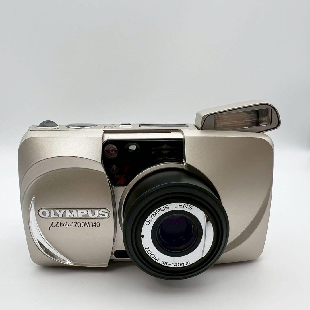 【完動品 美品】OLYMPUS μ ZOOM140 フィルムカメラ 動作確認済