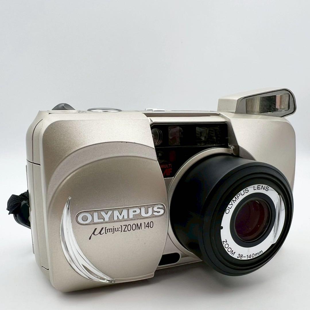 【完動品 美品】OLYMPUS μ ZOOM140 フィルムカメラ 動作確認済