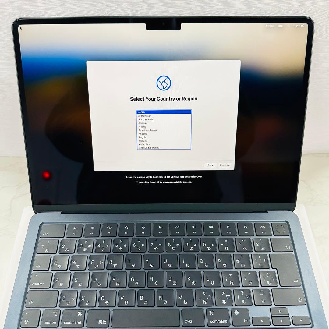 MacBook Air 13インチ 2022 M2 16GB 256GB