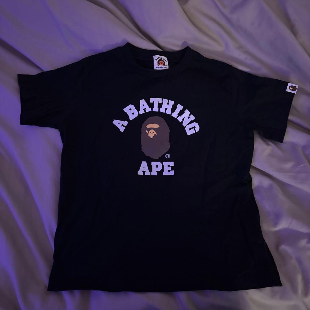 A BATHING APE ロゴ Tシャツ 130cm 値下げ即売り可能