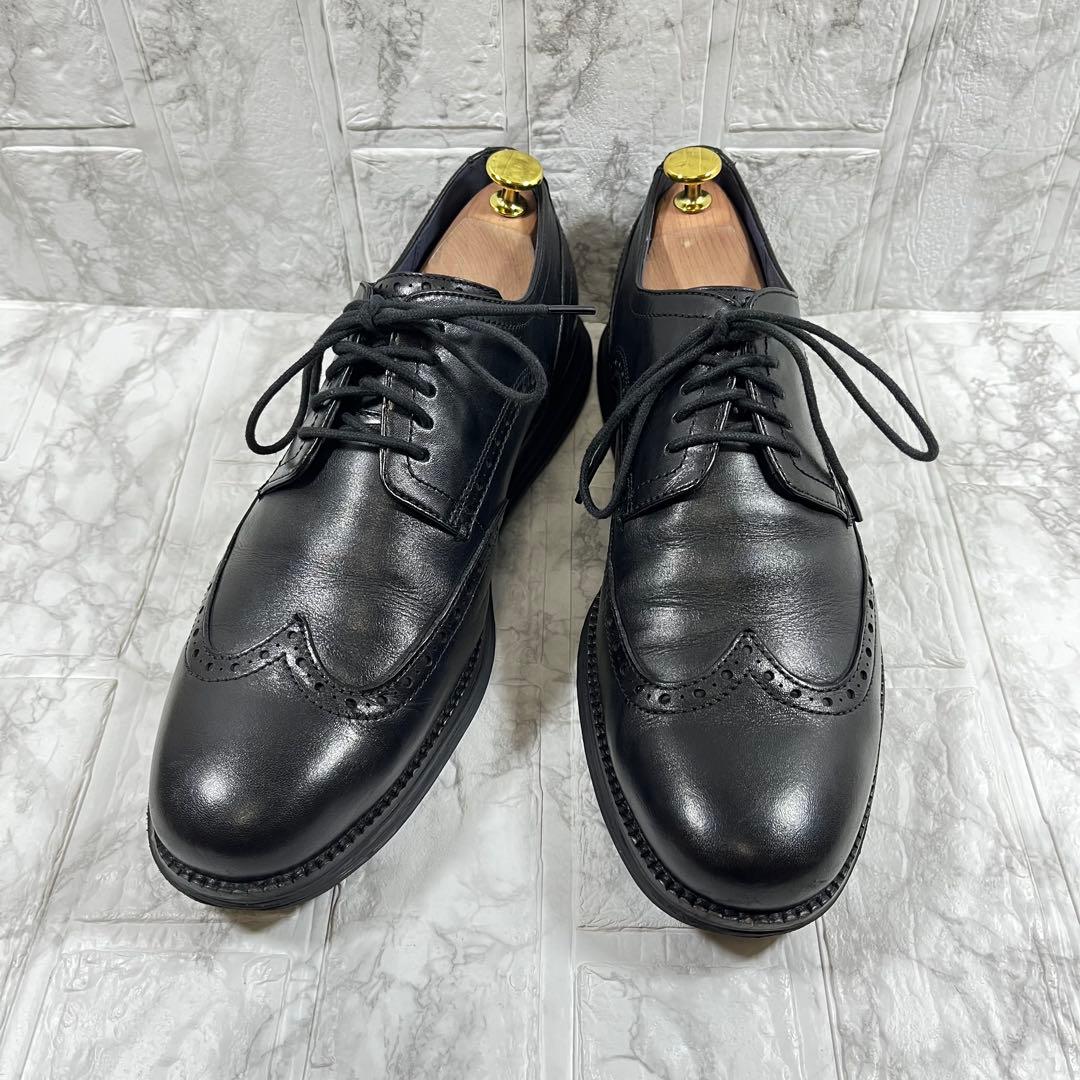 【美品】COLE HAAN オリジナルグランド　ウイングチップ　ブラック　28㎝