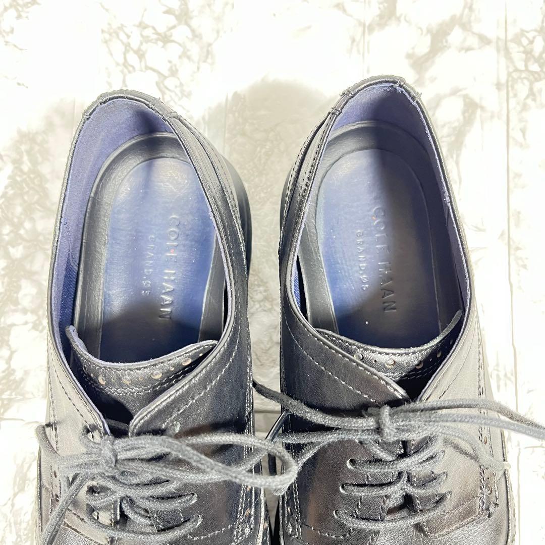 【美品】COLE HAAN オリジナルグランド　ウイングチップ　ブラック　28㎝