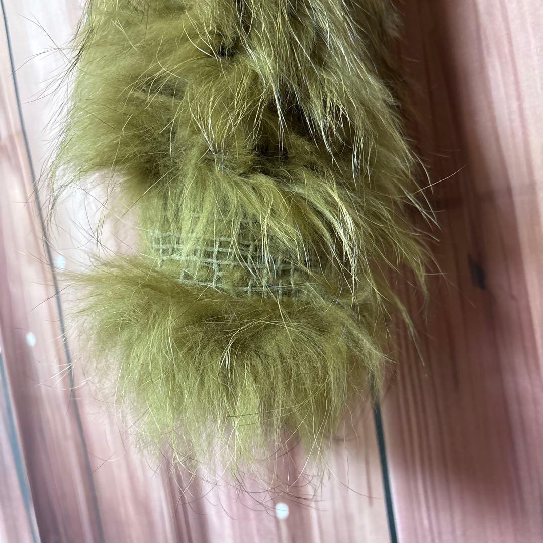 なおこ アッシュ&ダイヤモンド ラクーン ファー コート ジャケット