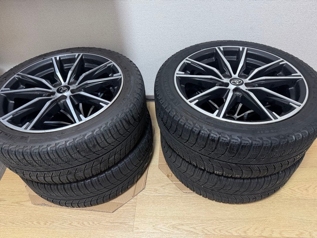 zn6 後期GTグレード純正ホイール+215/45R17スタッドレスタイヤ　4本