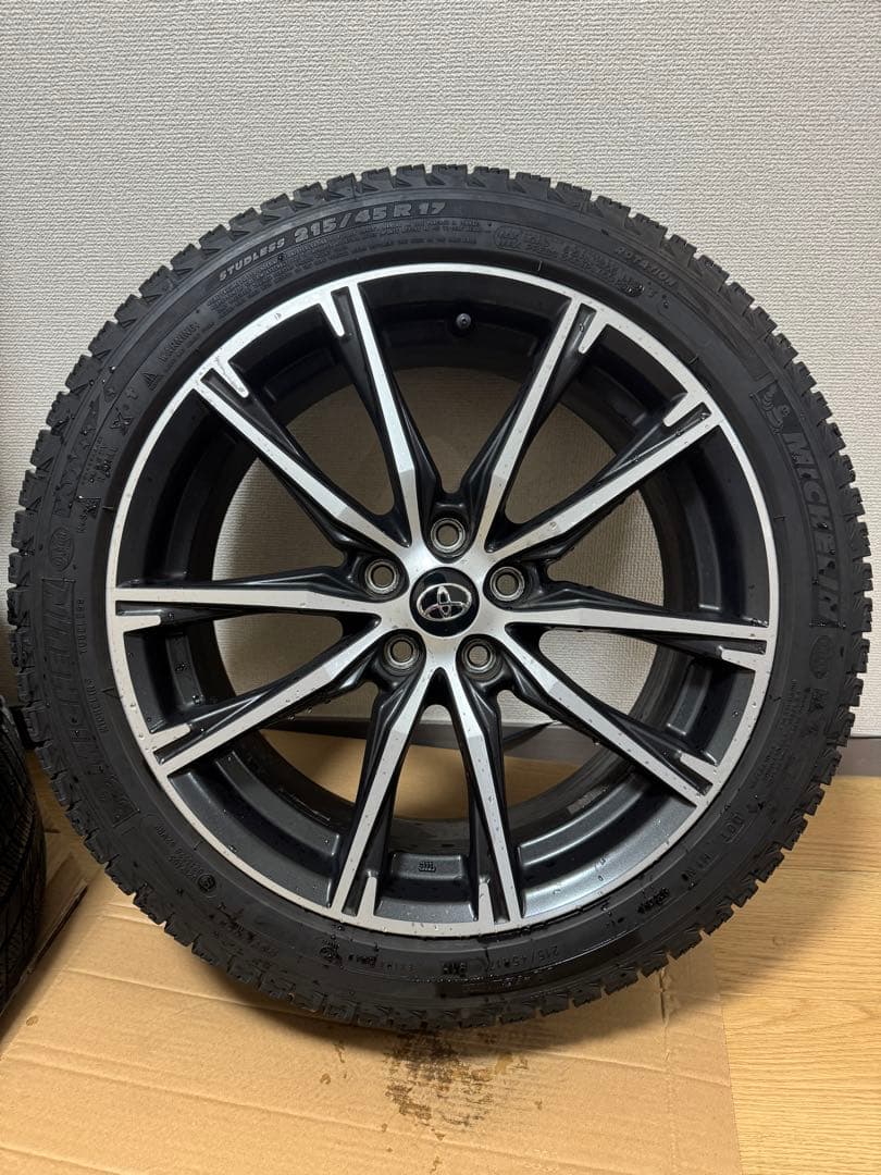 zn6 後期GTグレード純正ホイール+215/45R17スタッドレスタイヤ　4本