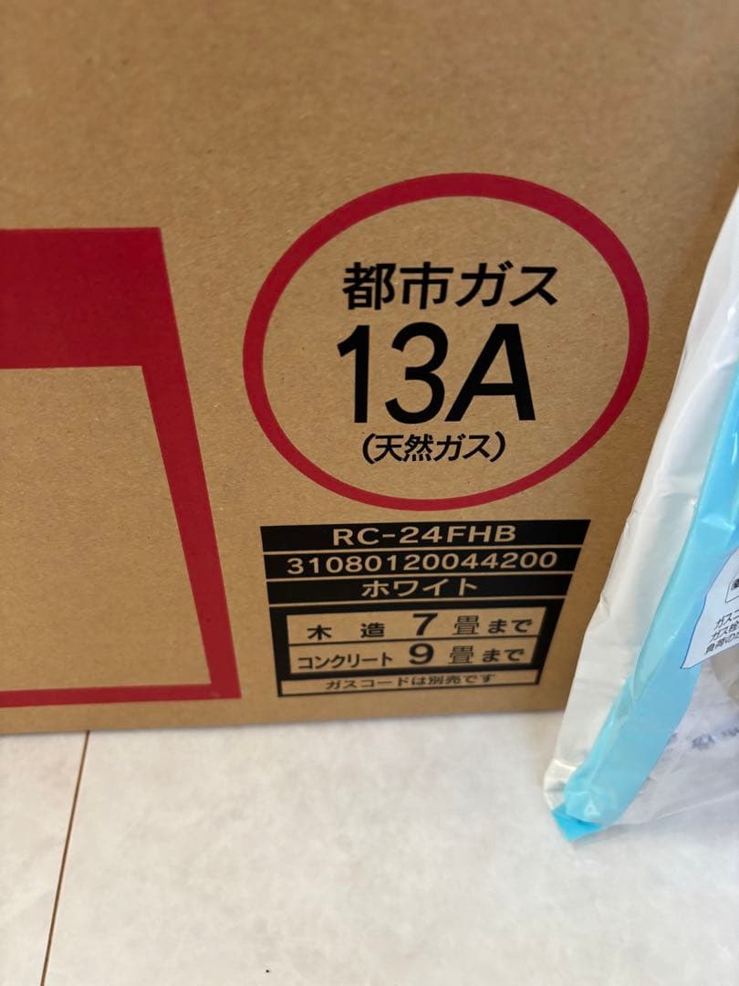 【新品未使用】東邦ガス　RC-M2403E RC-24FHB ガスファンヒーター