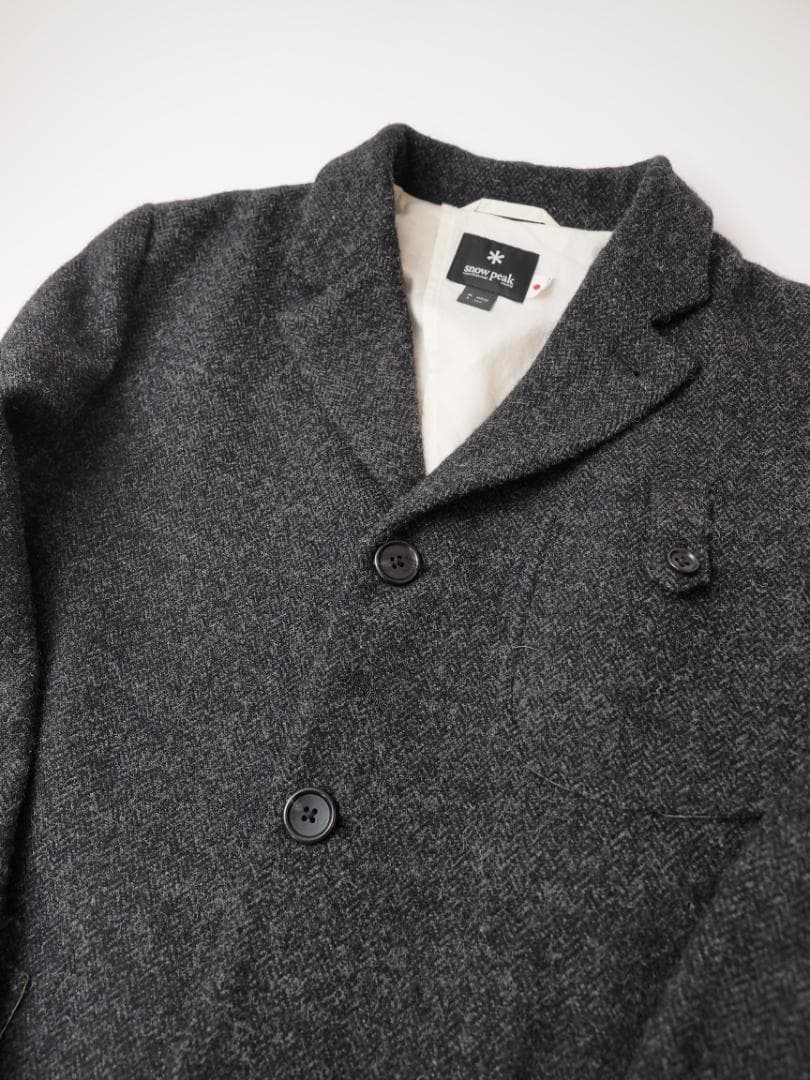  peak ダークグレー テーラードジャケット M 美品