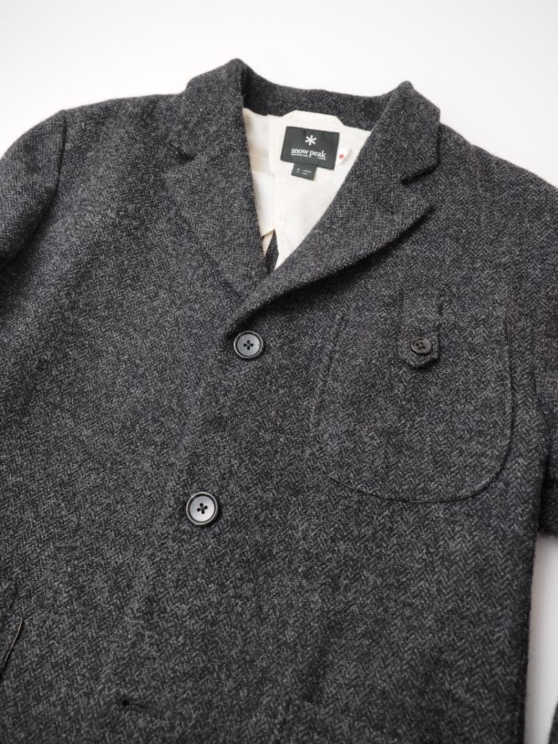  peak ダークグレー テーラードジャケット M 美品