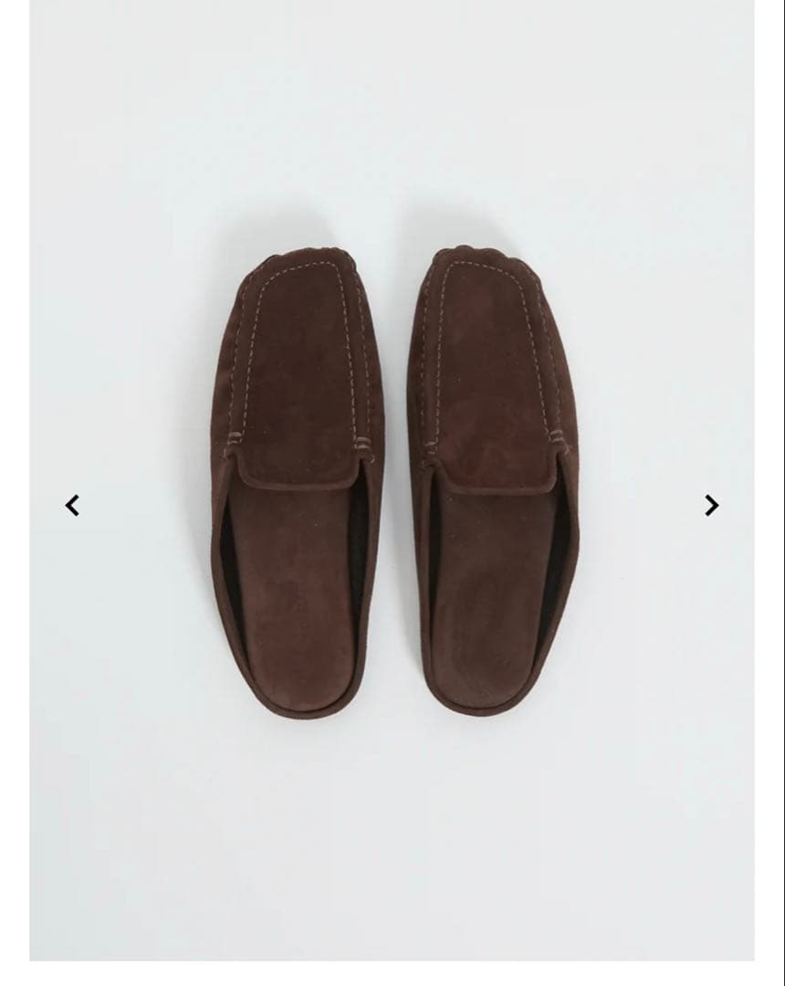 AURALLE Suede Moccasin Slipper サイズ25
