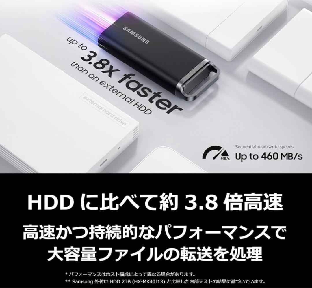 【新品未使用】Samsung Portable SSD T5 EVO 8TB