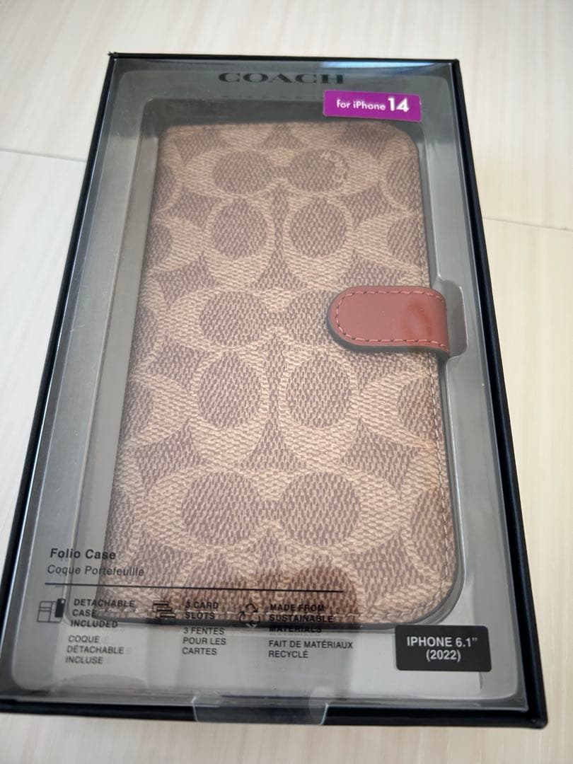 COACH 手帳型ケース iPhone 14 (2022)