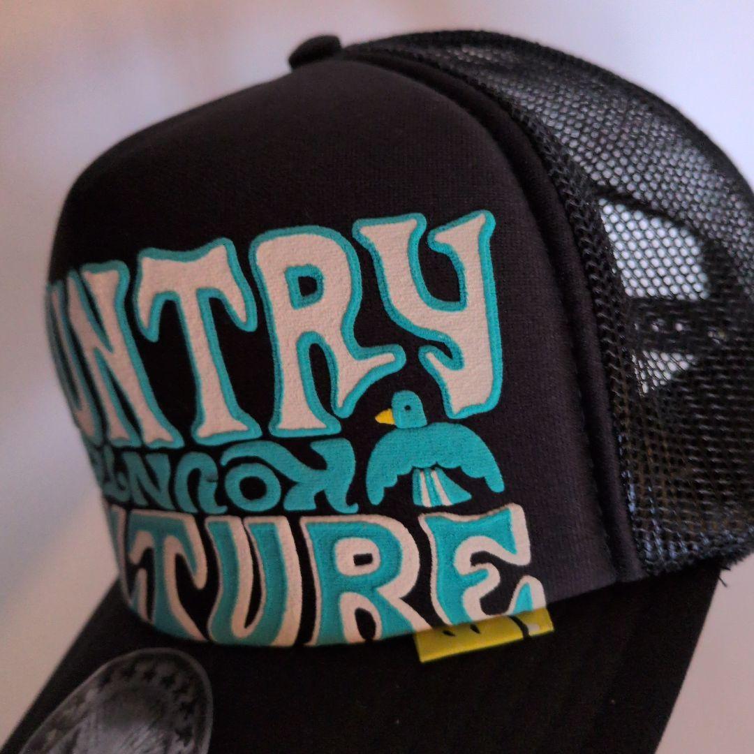 Capital/キャピタル★非売品ノベルティキャップ ブラック/ターコイズ 　F