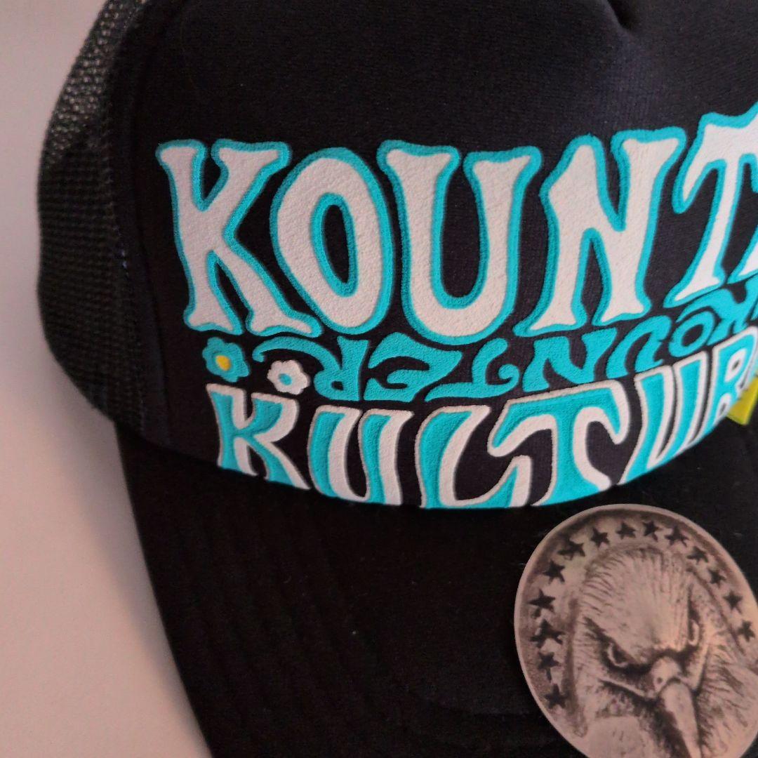 Capital/キャピタル★非売品ノベルティキャップ ブラック/ターコイズ 　F