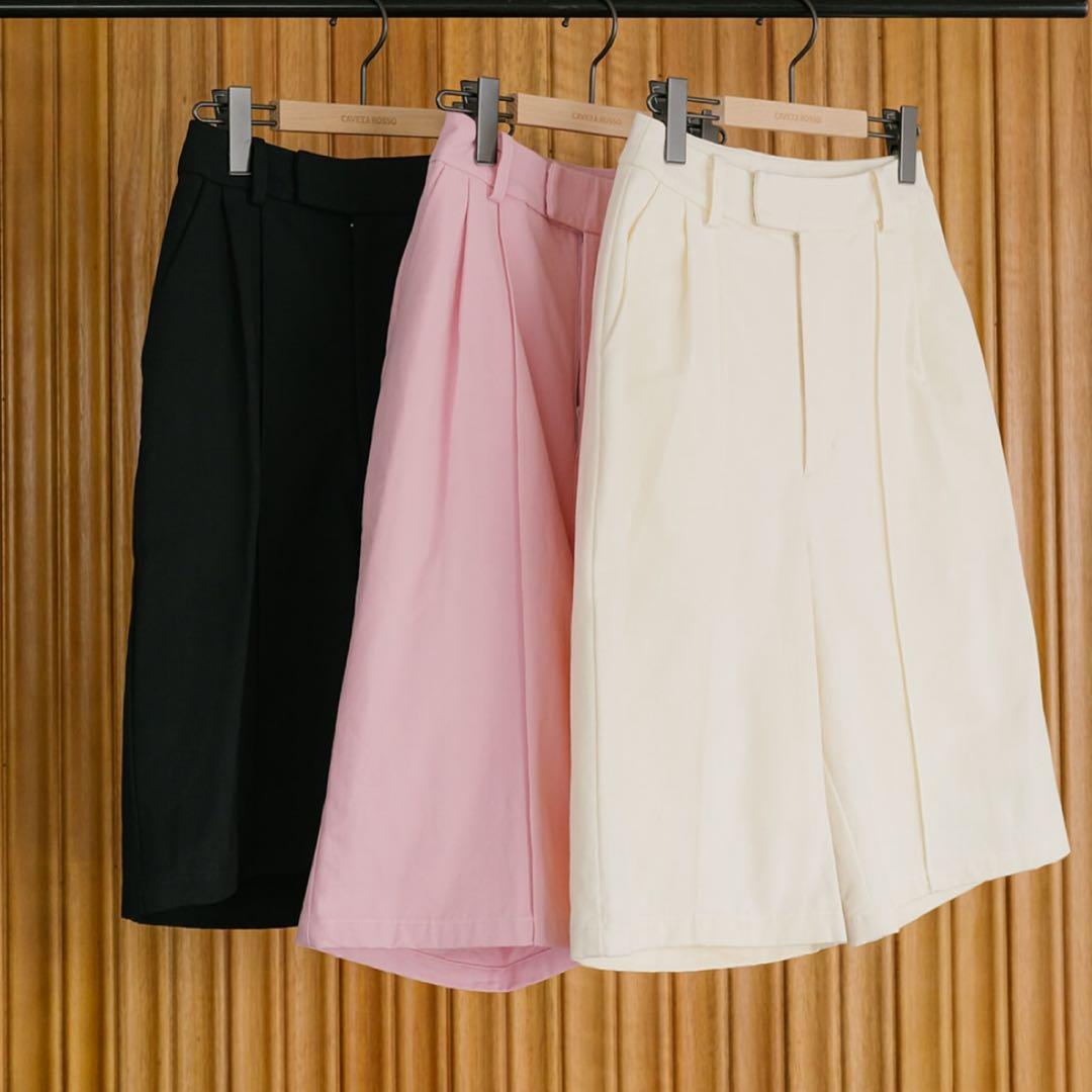 caveza rosso カベサロッソ　センターシームハーフパンツ