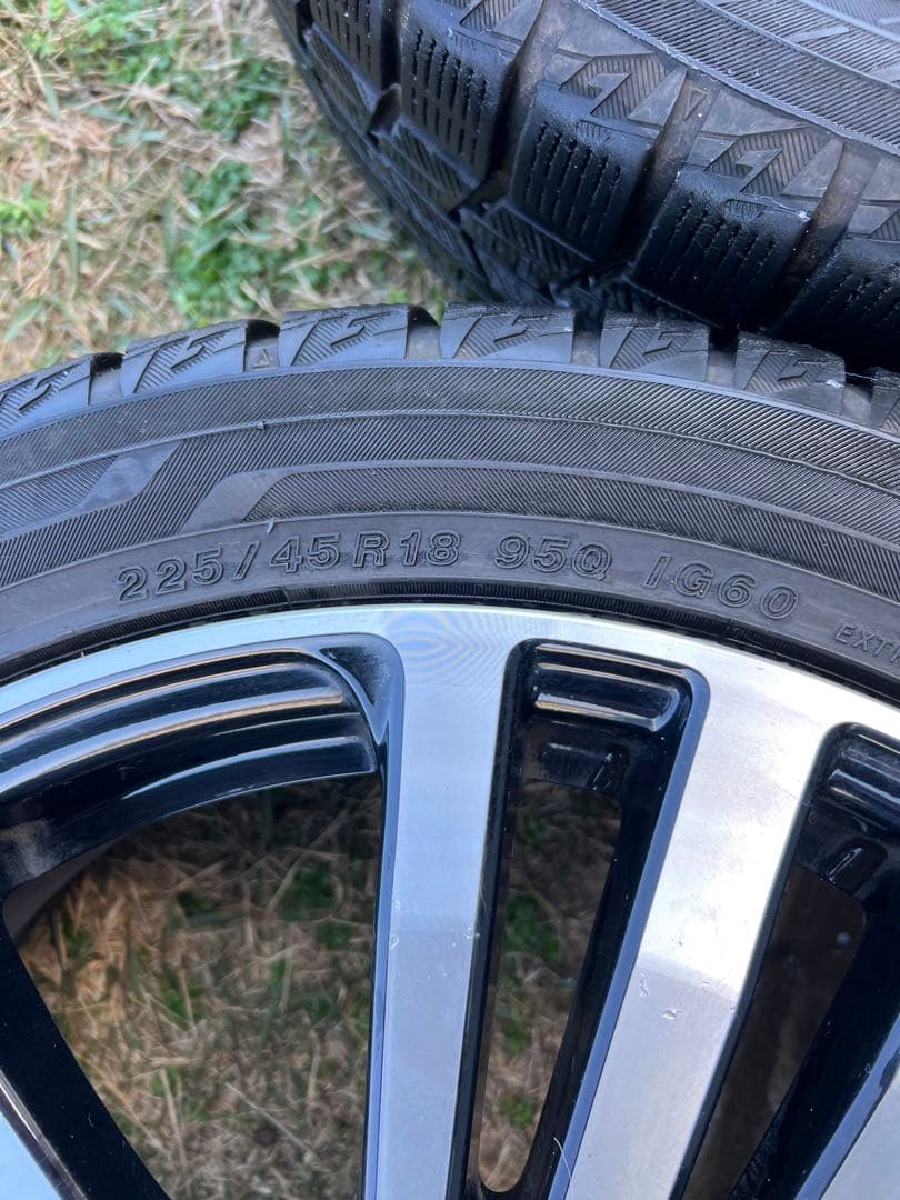 オデッセイ 純正ホイール 225/45R18 スタッドレスタイヤ ホイールセット