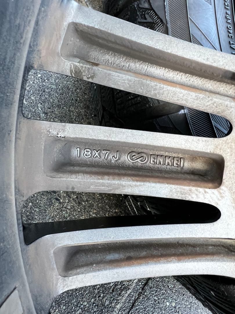 オデッセイ 純正ホイール 225/45R18 スタッドレスタイヤ ホイールセット