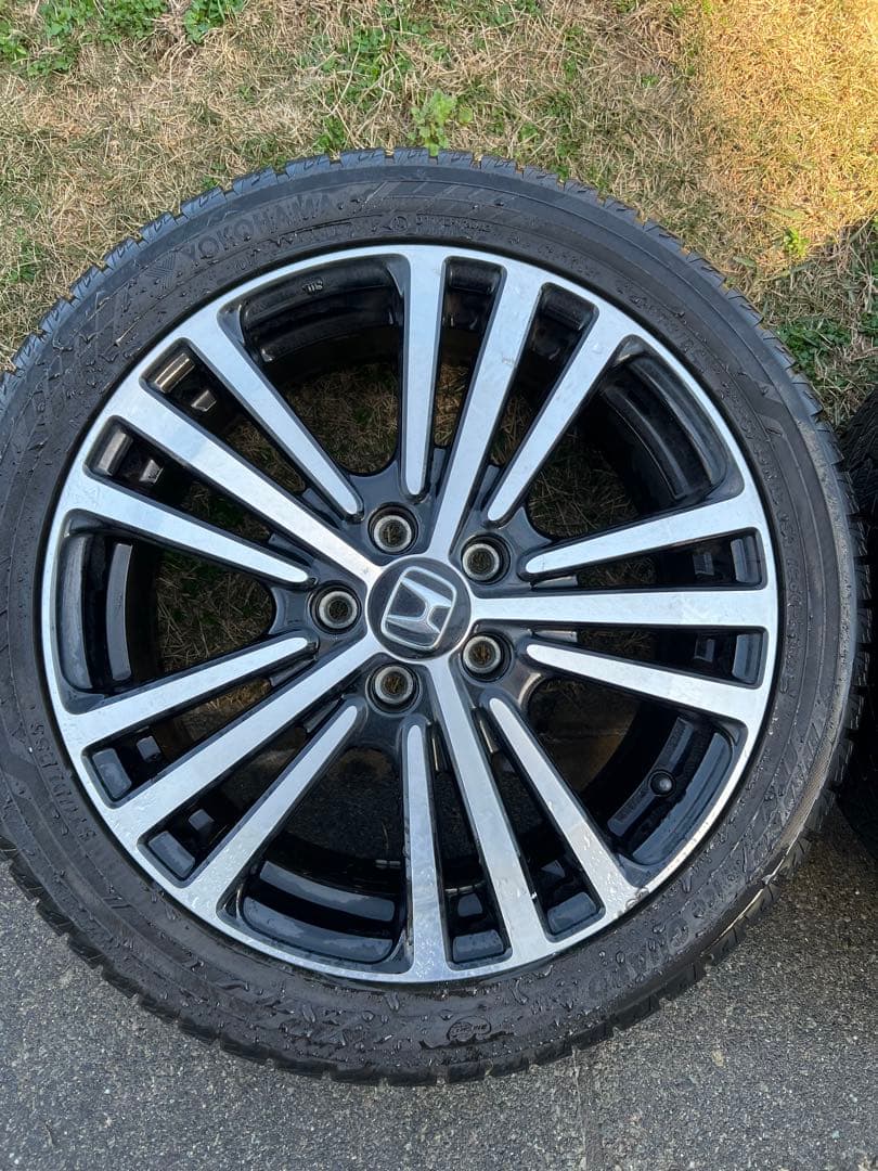 オデッセイ 純正ホイール 225/45R18 スタッドレスタイヤ ホイールセット