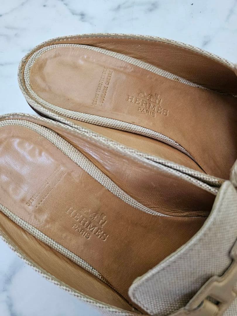 【summer】HERMES　ミュール 39サイズ