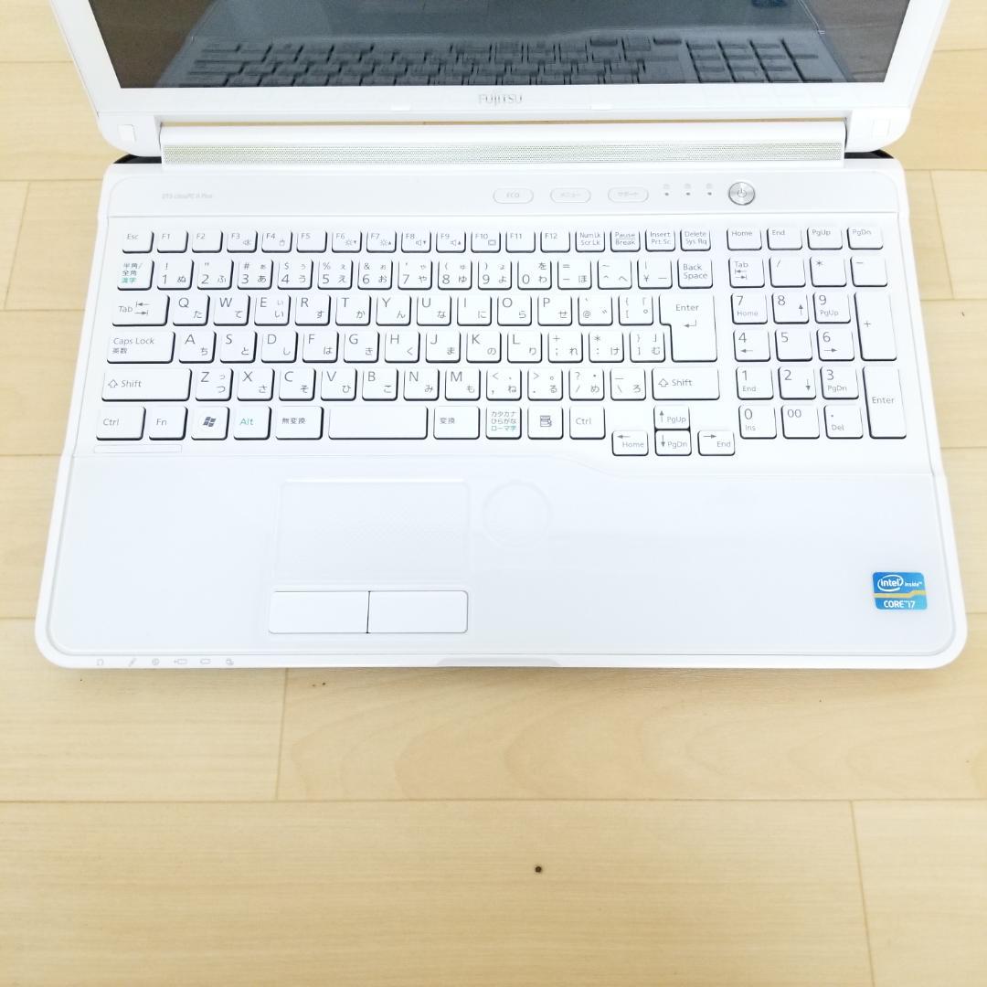 新品SSD BD搭載 i7搭載 即使用可ノートPC 富士通 (E1897)