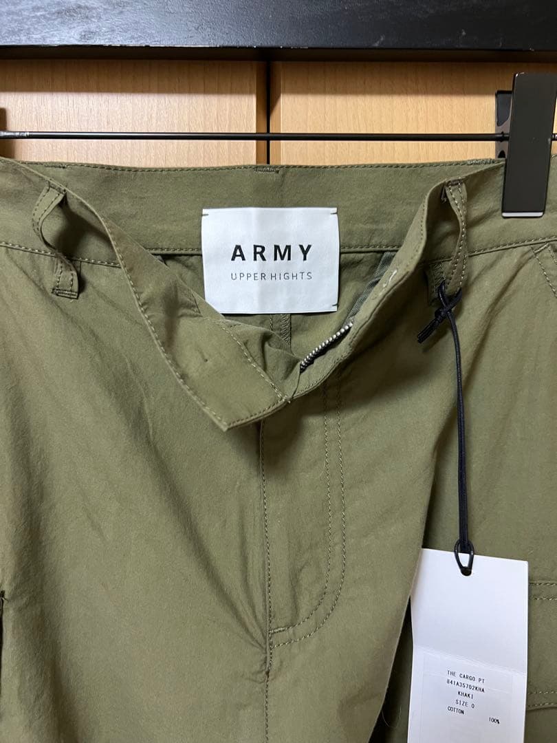 ARMY upper hights カーゴパンツ　カーキー　タグ付き