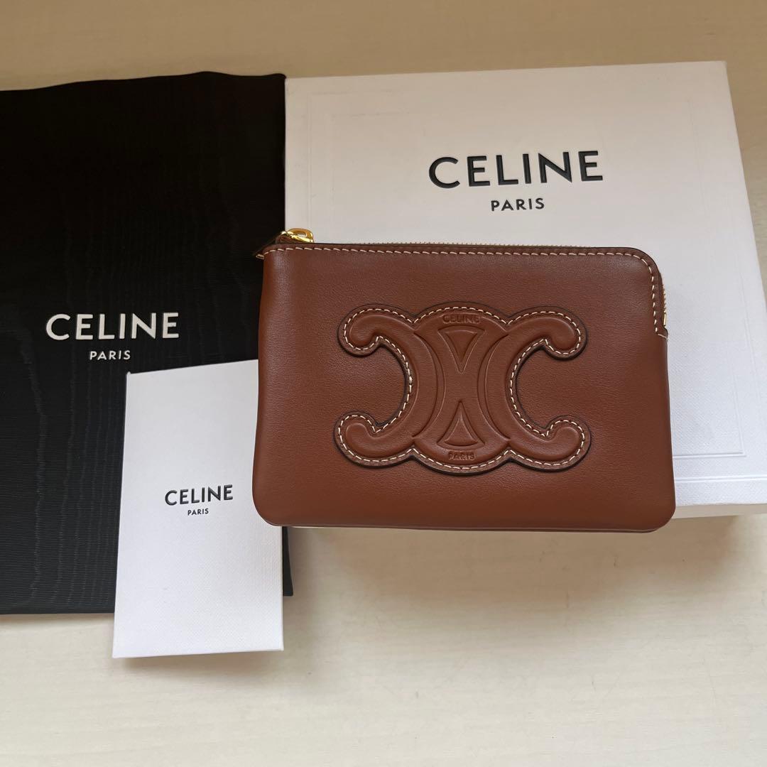 【新品同様】セリーヌ パース トリオンフ 【カードケース】