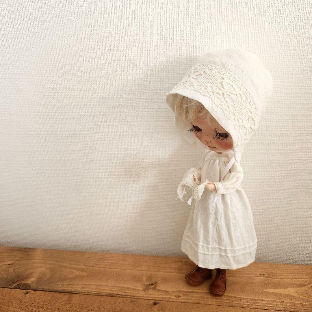 ブライス用 アウトフィット ボンネット ワンピース 3点セット