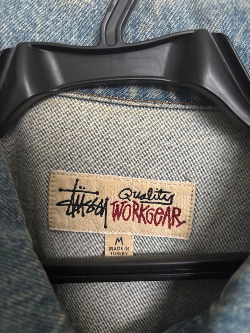 STUSSY workgear デニムジャケット