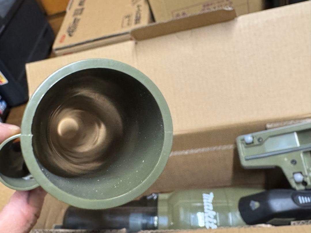 美品 マキタ CL003G 40vmax サイクロンクリーナー 本体 オリーブ