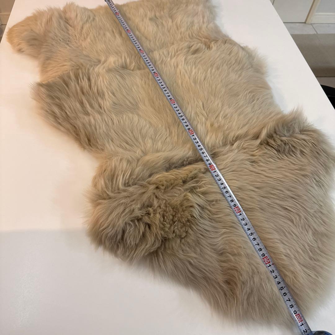 ムートンフリース　天然羊毛1匹もの