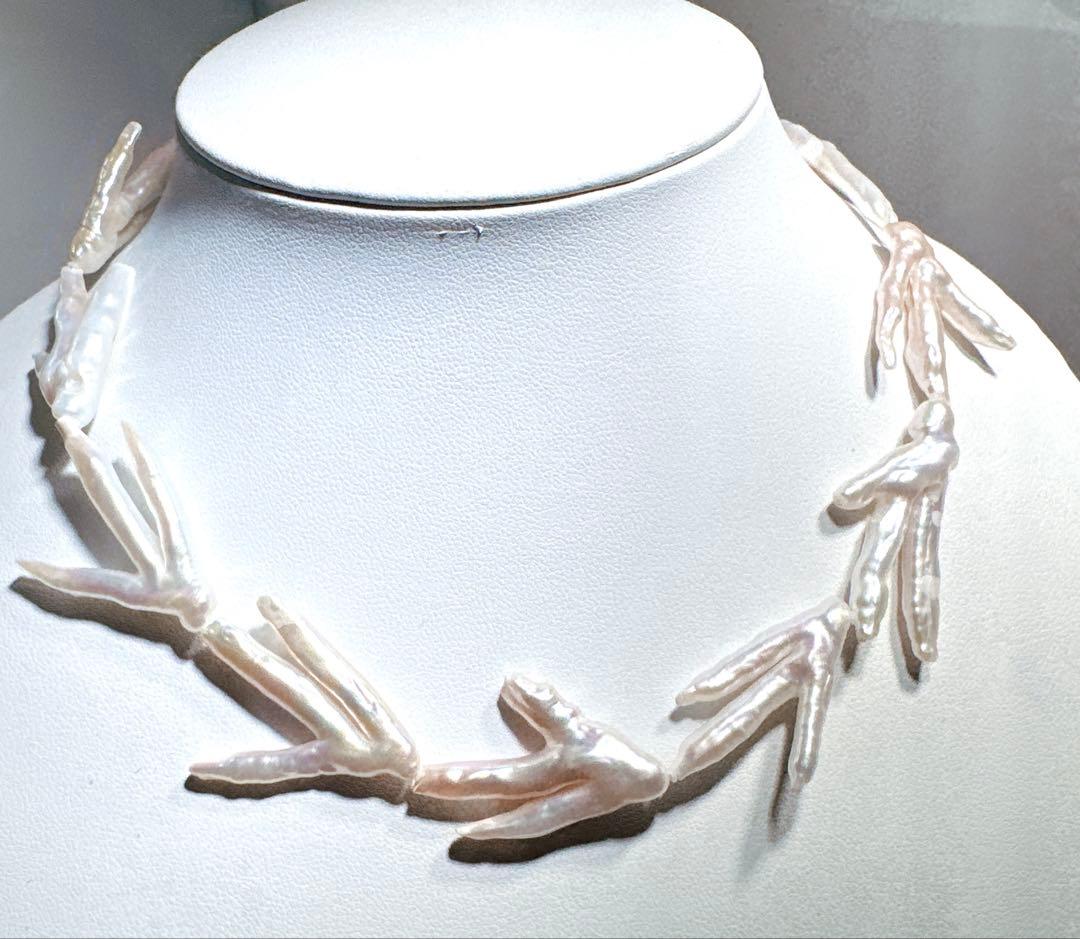 バロック淡水パールネックレスNO25-2295