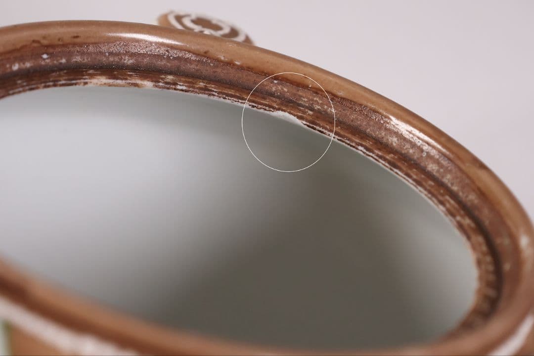 【CM322】オールドノリタケ トランプ スリーハンドル 葉巻入れ 蓋物 盛上