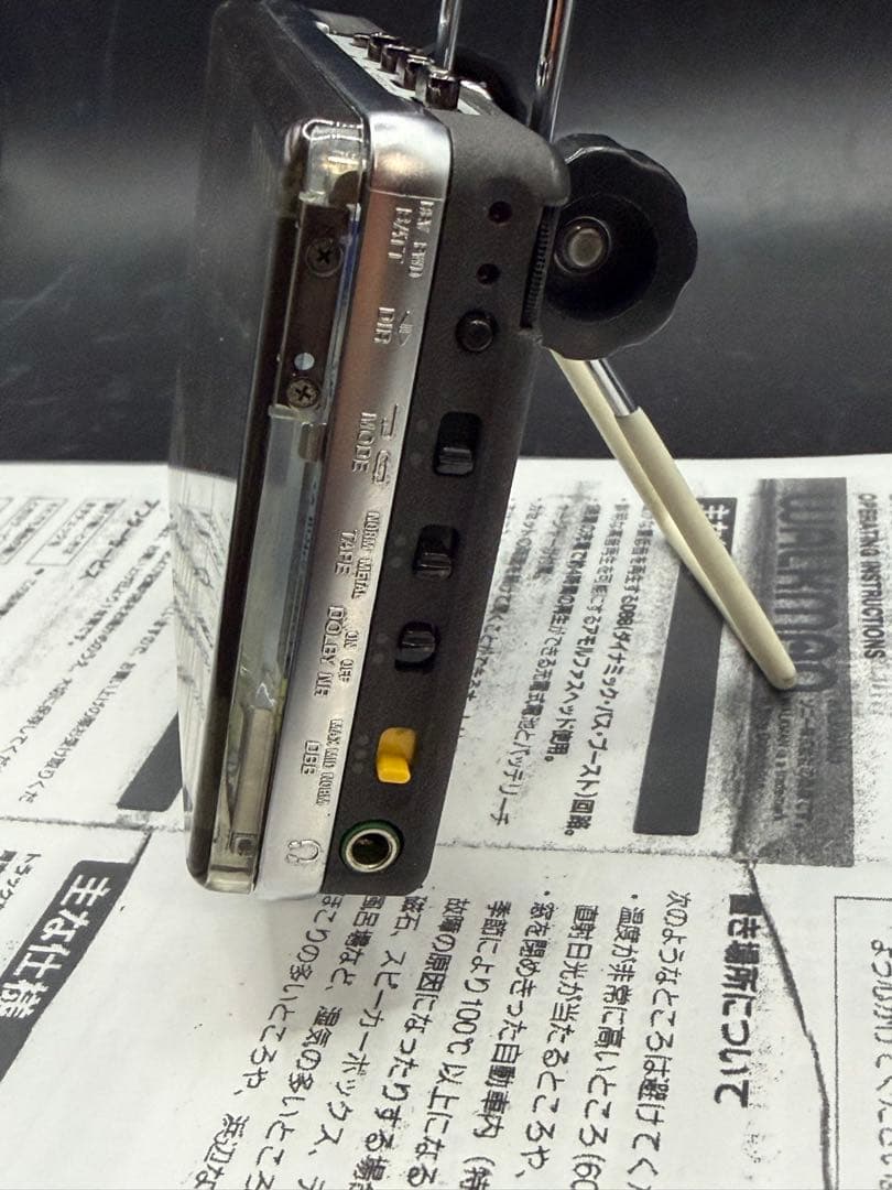 整備済動作 WM-504ウォークマンwlakmanバッテリーケースヘッドホン