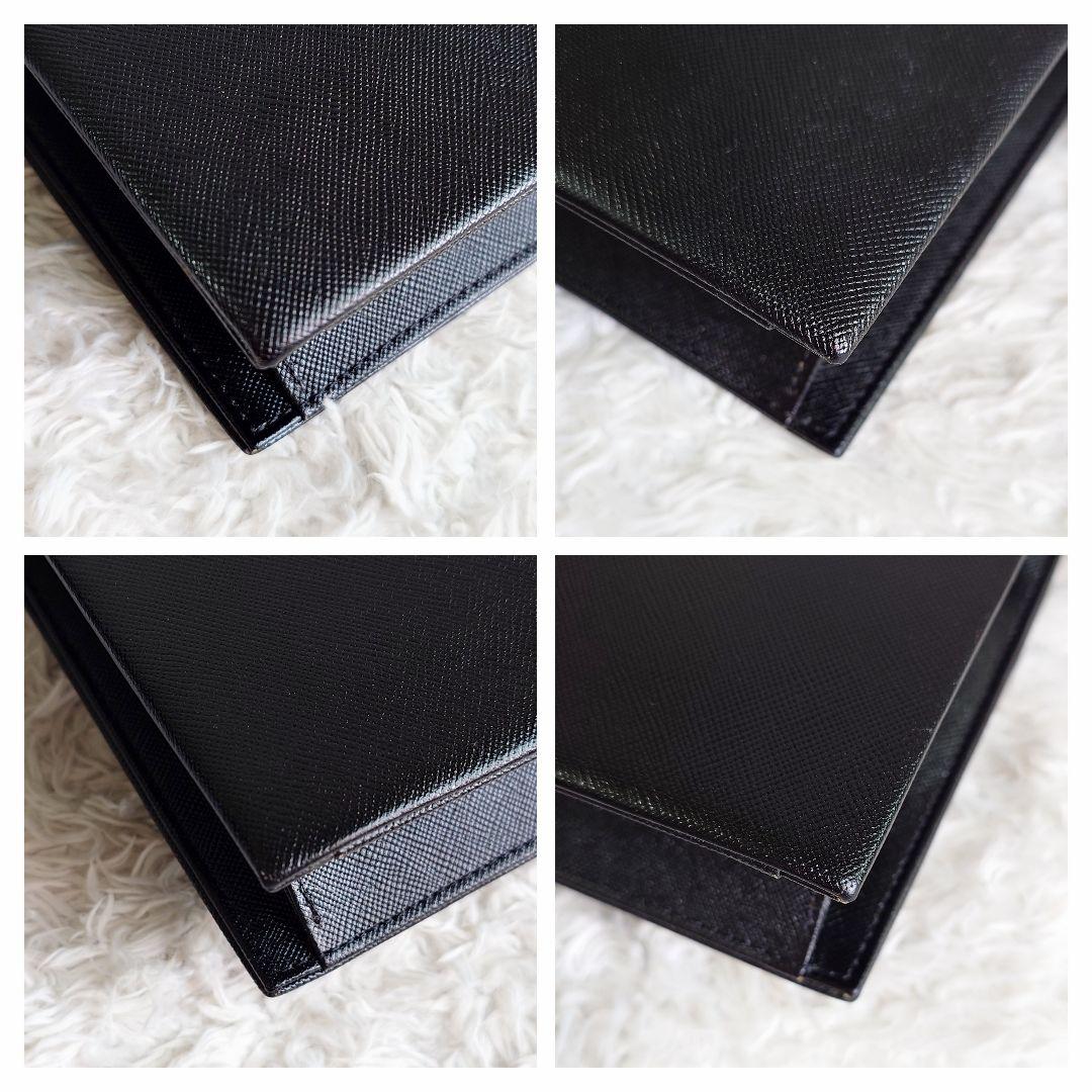 イヴサンローラン クラッチバッグ カサンドラ レザー ブラック レディース ロゴ