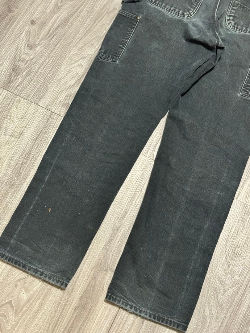 鬼フェード carhartt ダブルニーペインターパンツ BLK ブラック　33