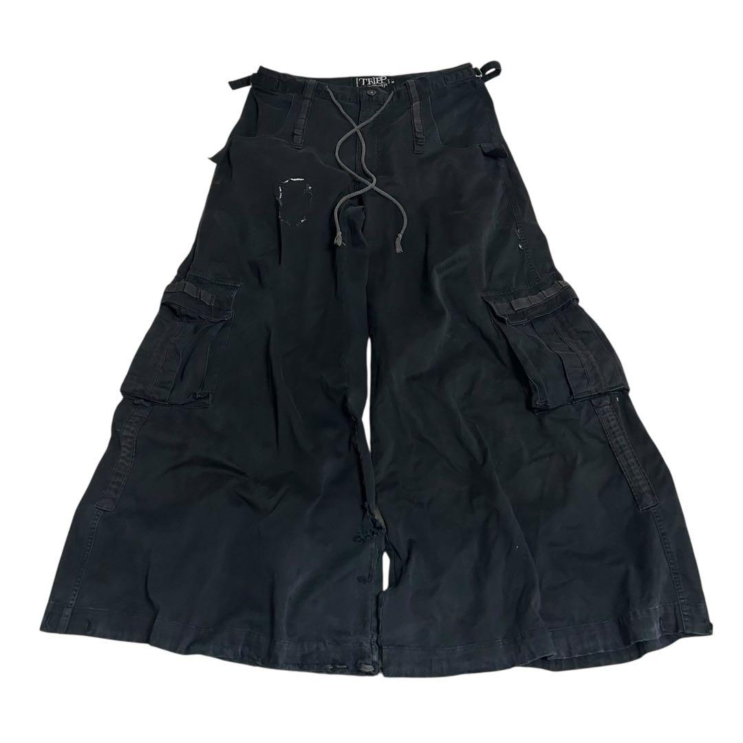 90's TRIPP NYC 極太　ギミック　ワイドカーゴパンツ グランジ