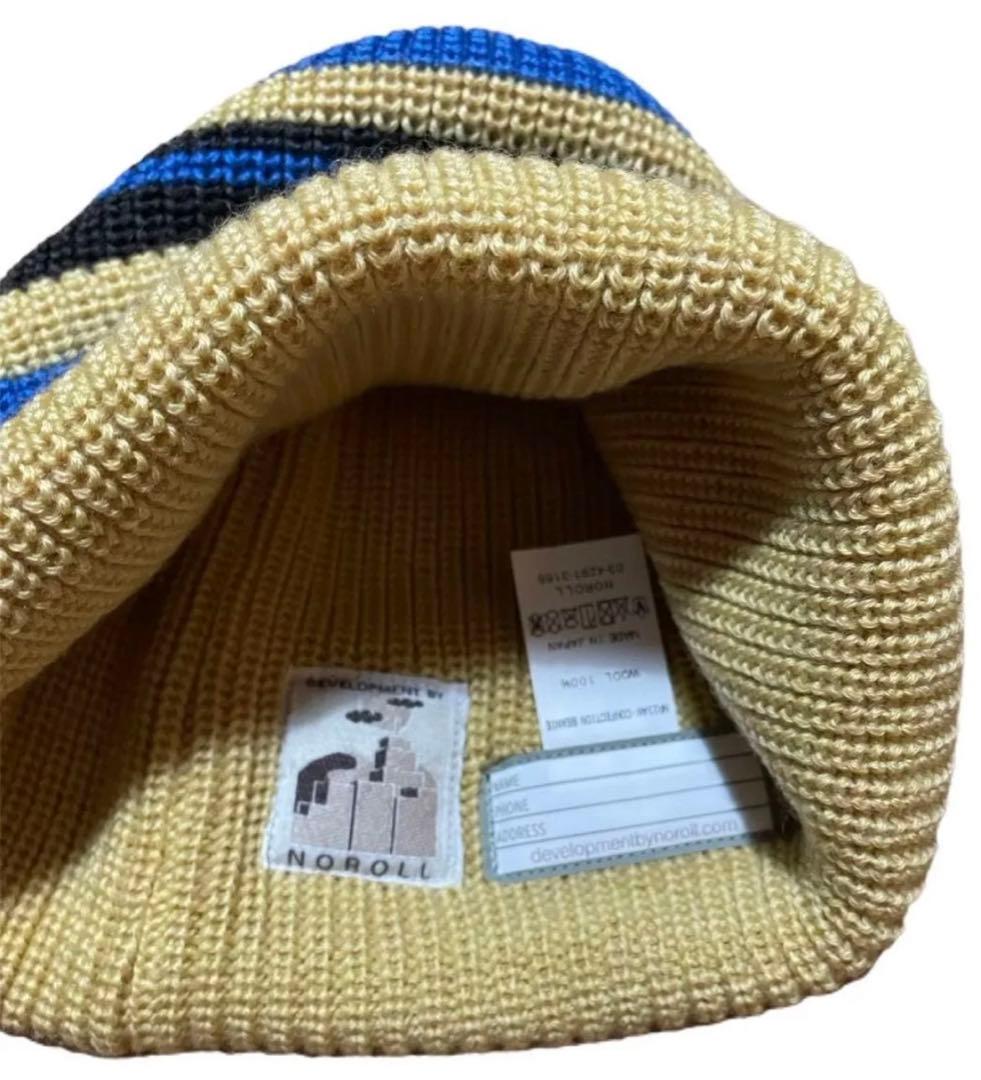 NOROLL CONFECTION BEANIE BLUE ノーロール ビーニー