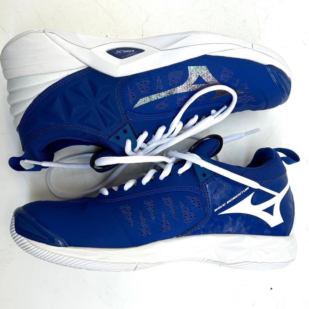【ミズノ】ウエーブモーメンタル　ブルー　27.5