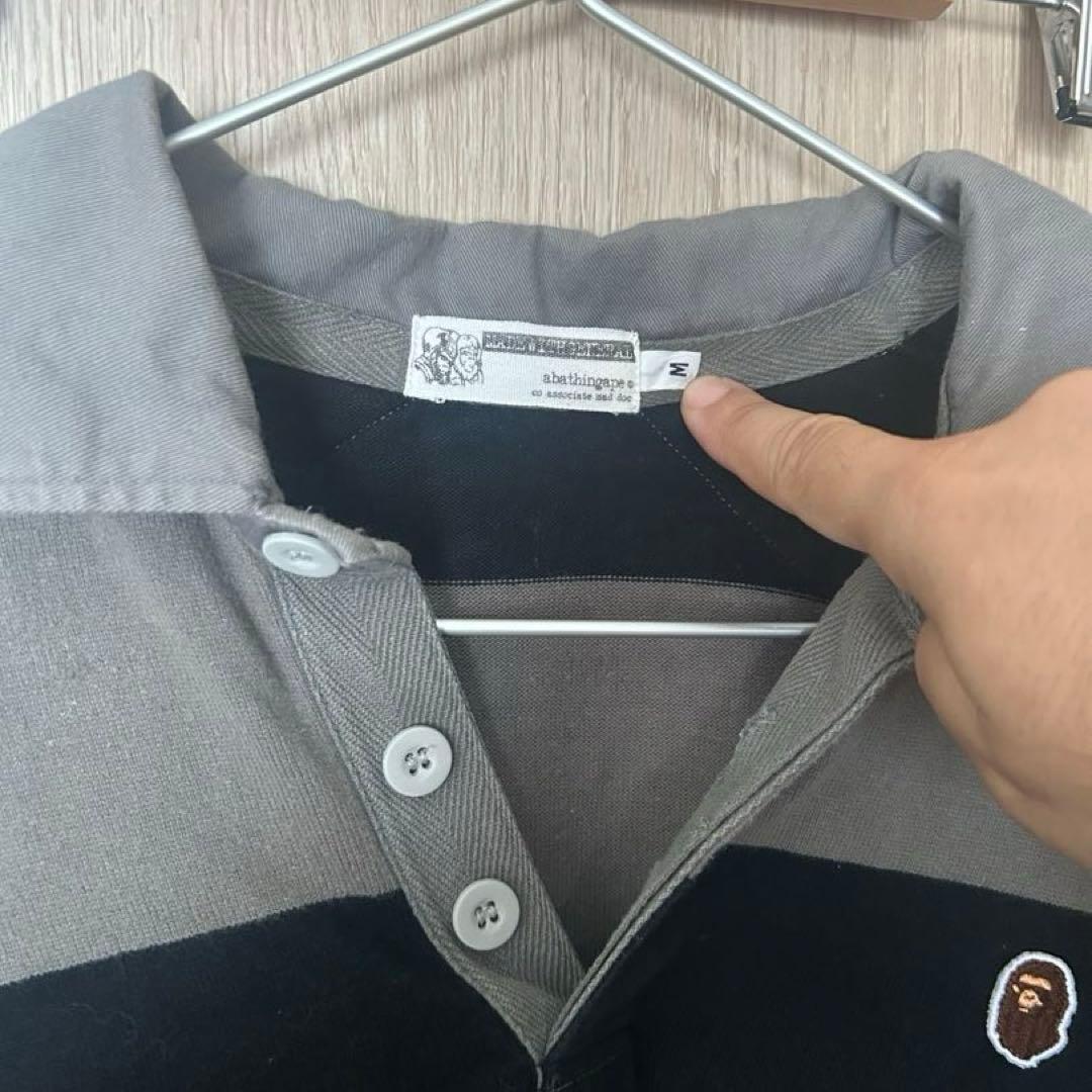 初期ape ラガーシャツ キムタク HERO エイプ 90s