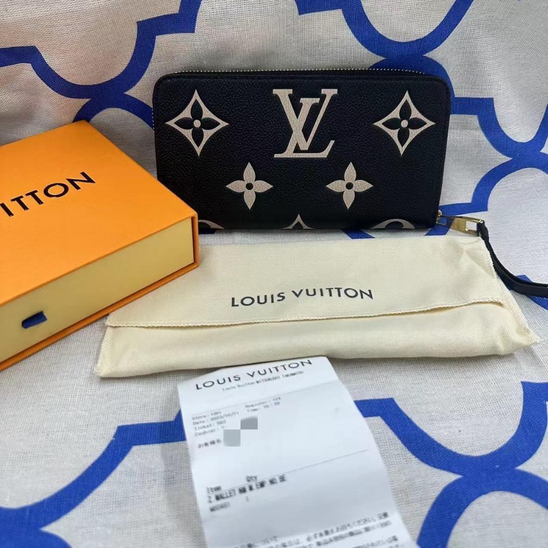 モノグラムバイカラー　ジッピーウォレット