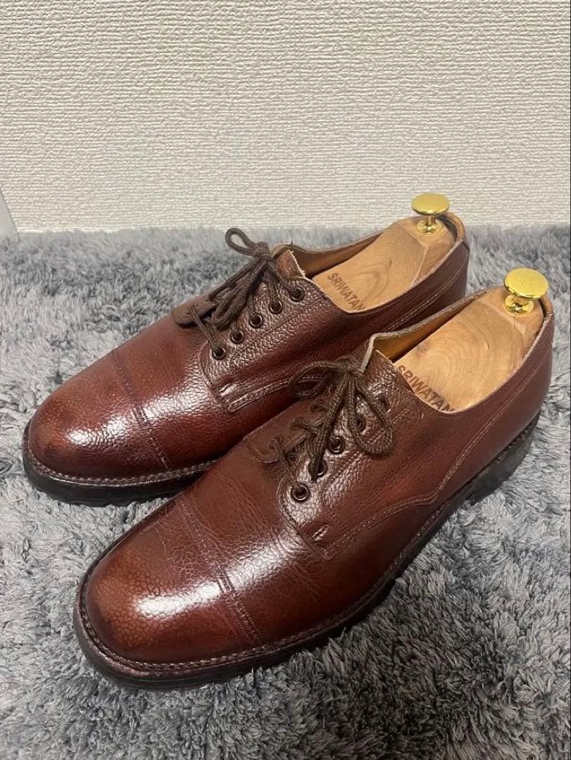ケンゴン？ CROCKETT&JONES ブラウンレザーシューズ　UK7 1/2