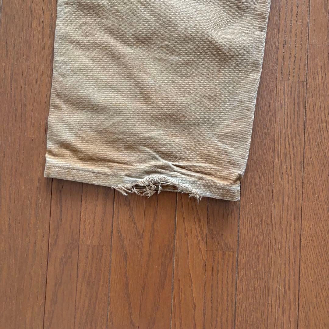 90's usa製Carhartt ベージュ カーゴパンツ 36x32